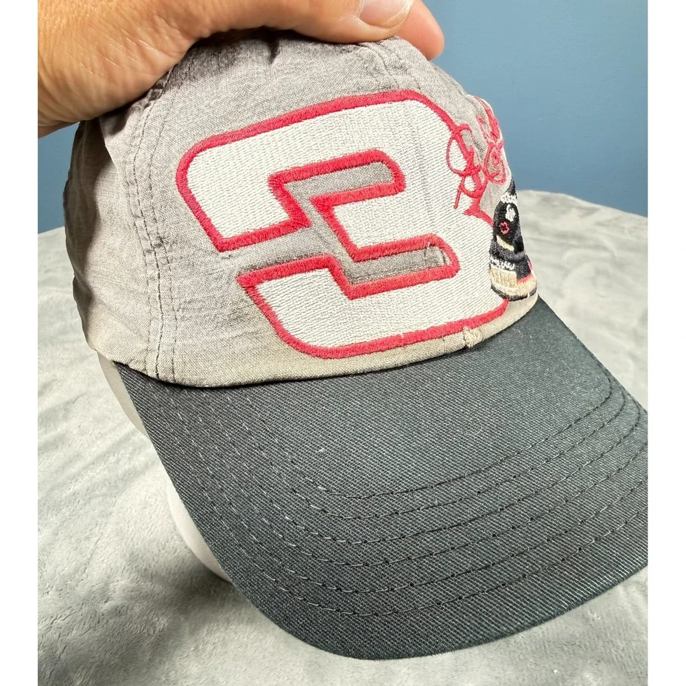 Vintage Dale Earnhardt 3 Snapback Hat Goodwrench NASCAR Racing Cap